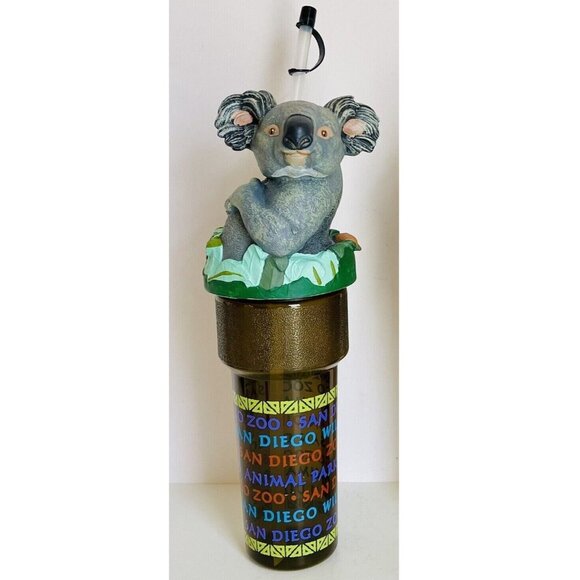 VTG 1999 Drinkworks Cup topper Disney's Animal Kingdom Koala Collectible series - Picture 8 of 8